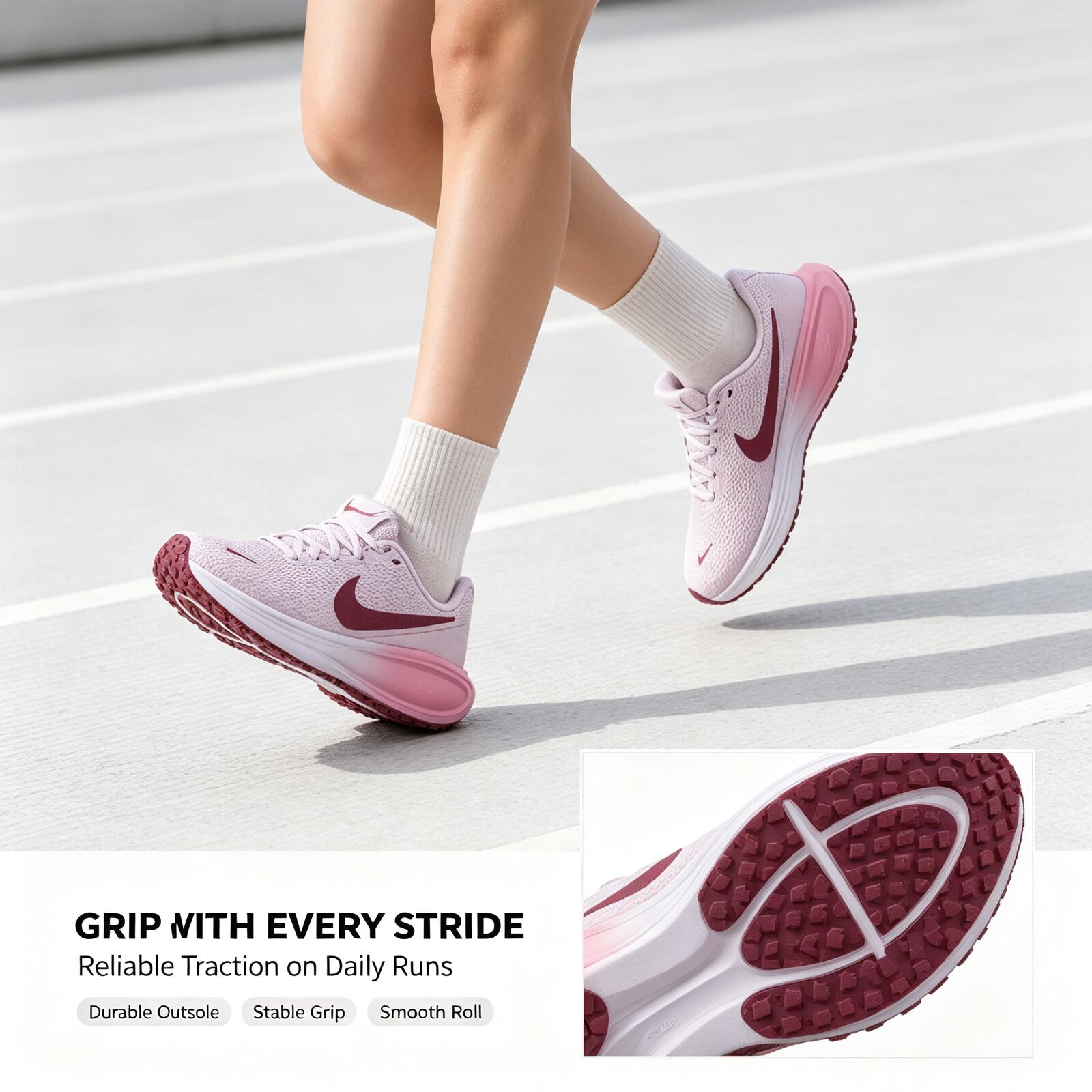Nike Women Pink Running Shoes  - огляд і ціна Women Shoes Running Nike