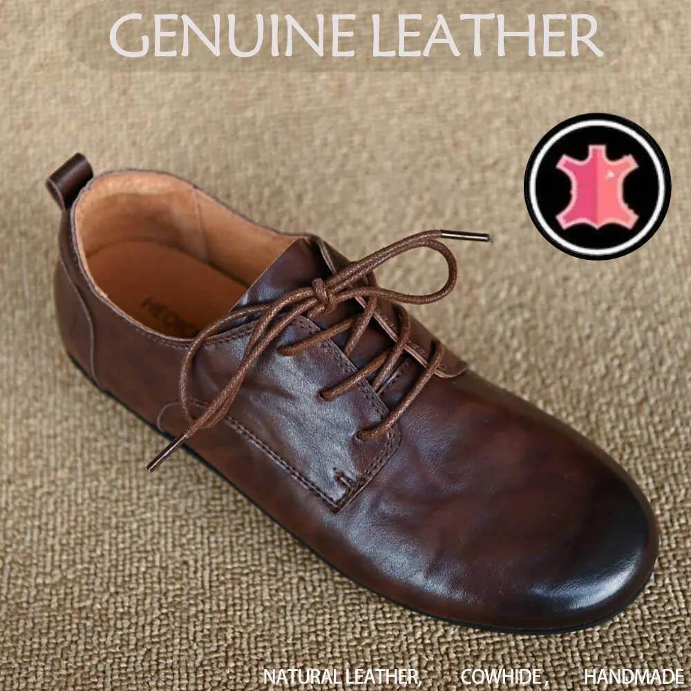Women's cow leather lace-up fl - огляд і ціна Oxford Lace Up Women