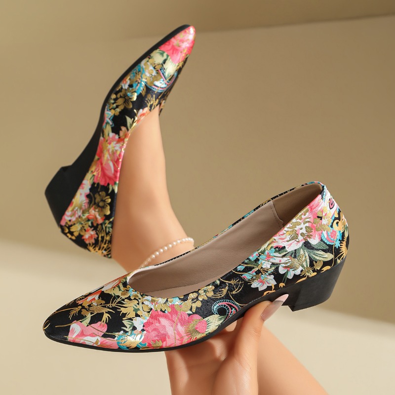 Women Pointed‑Toe Floral Print - огляд і ціна Women Shoes Xxl
