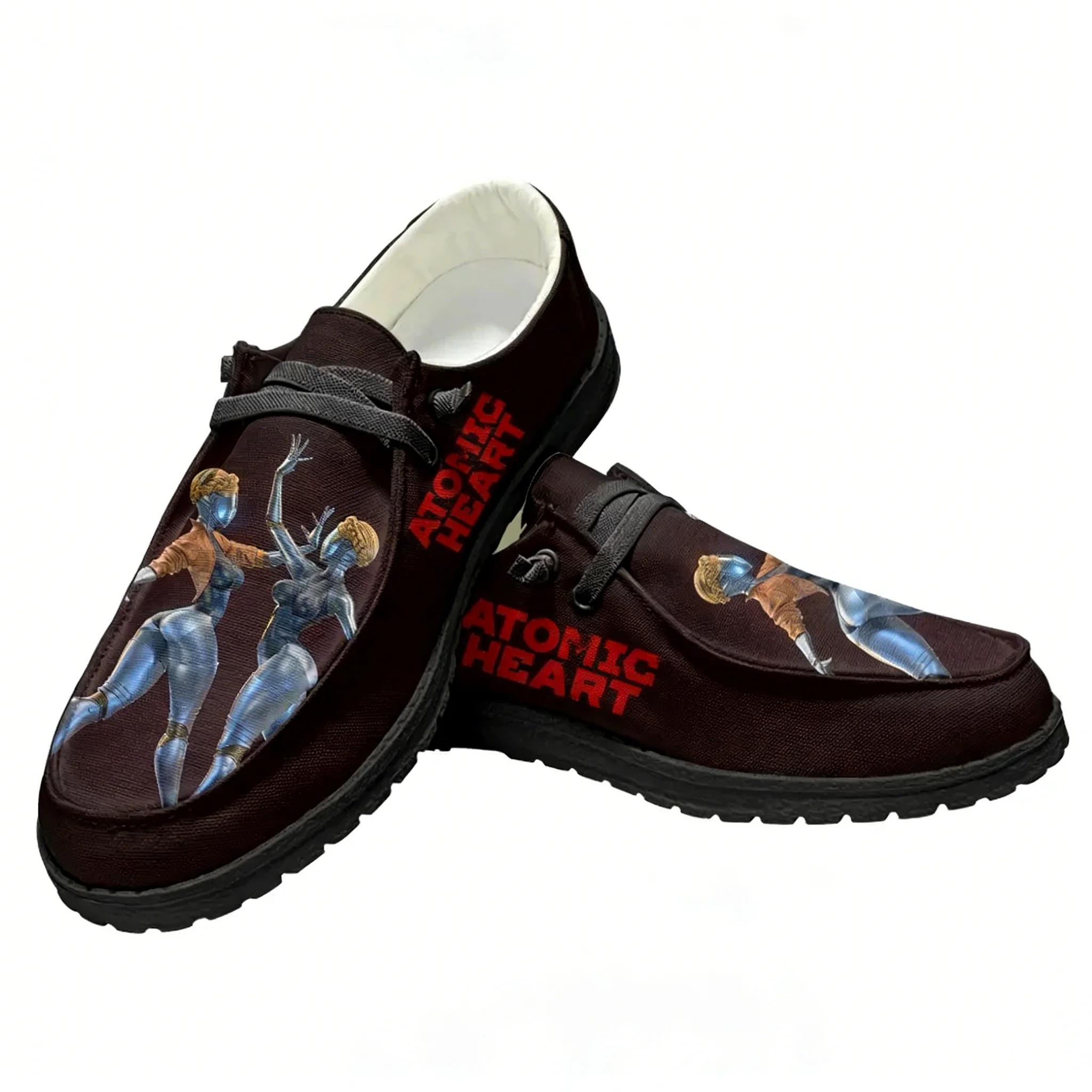 Atomic Heart Casual Shoes Flat - огляд і ціна Oxford Lace Up Women