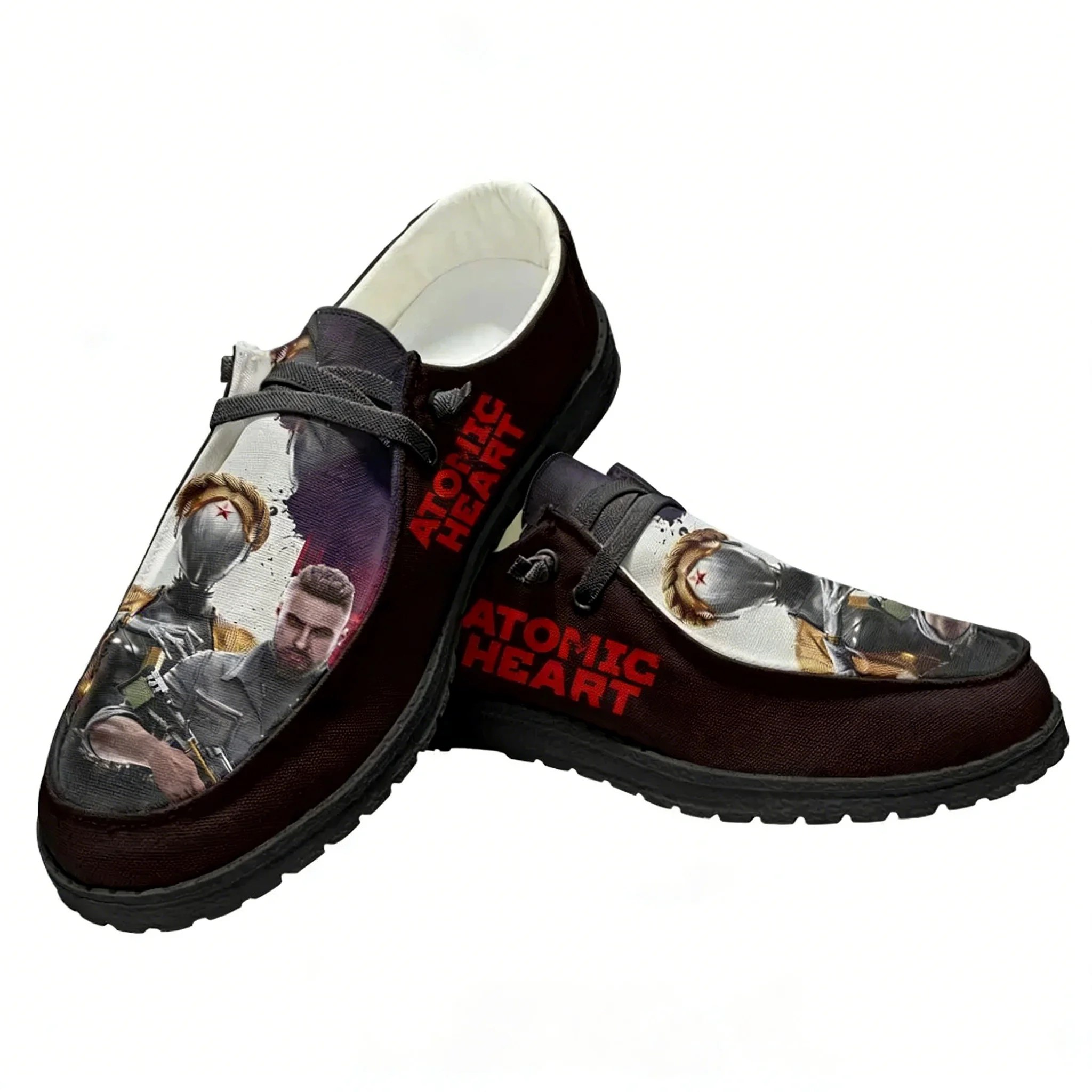 Atomic Heart Casual Shoes Flat - огляд і ціна Oxford Lace Up Women