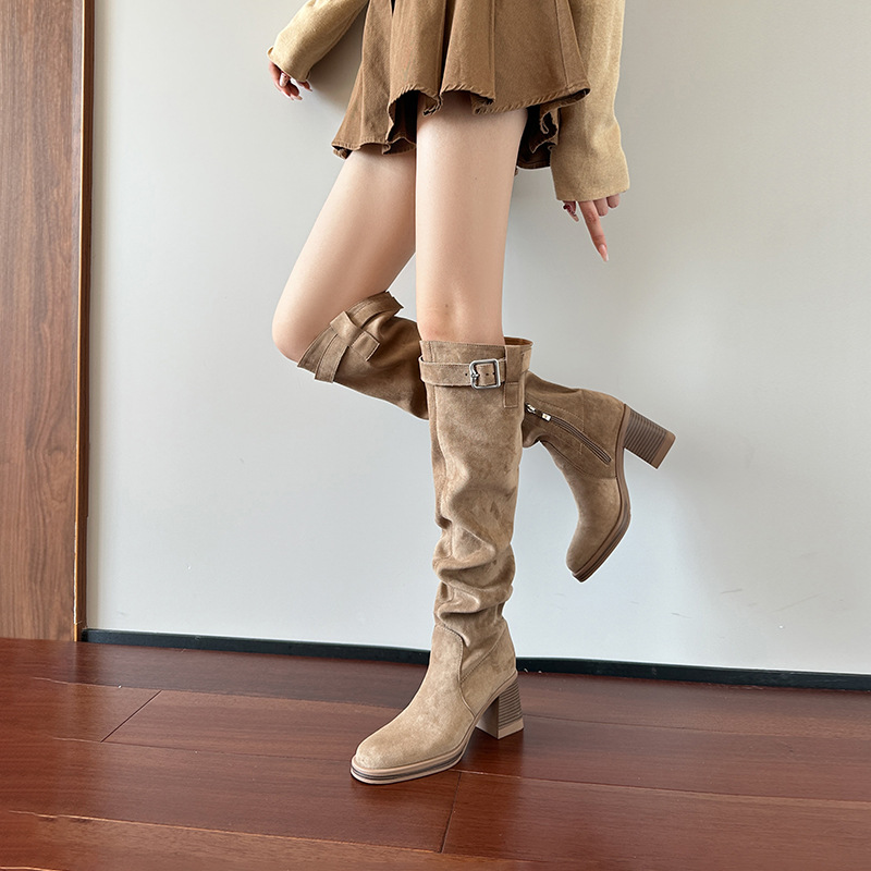 High heeled knee high boots fo - огляд і ціна Sock Boot Women