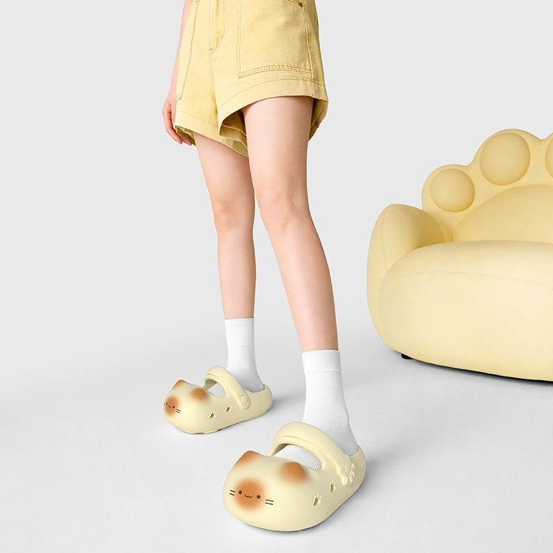 New creative black cat slipper - огляд і ціна Women'S Shoes Clogs