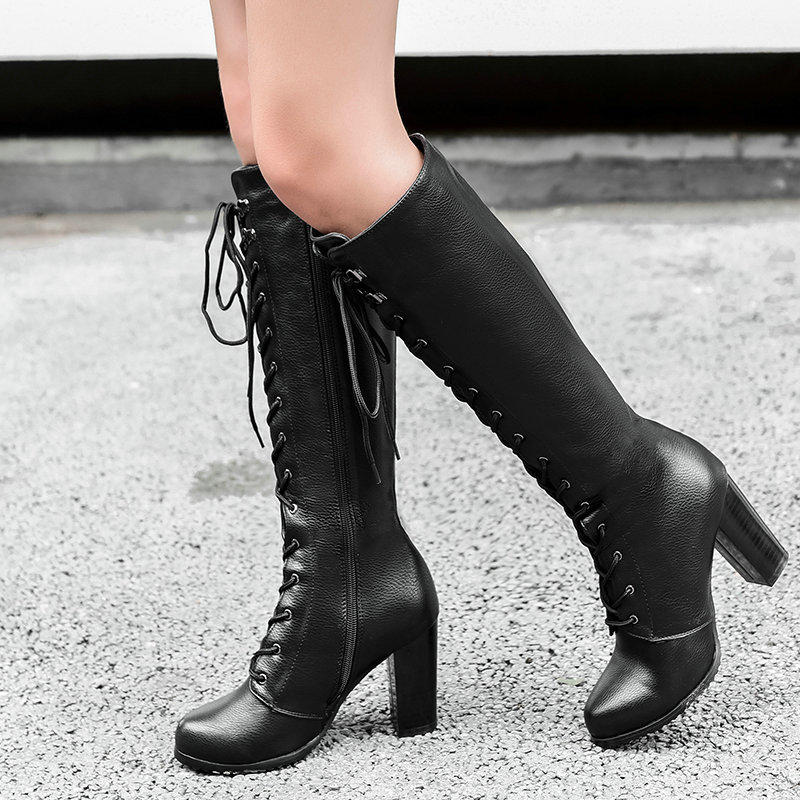 Women's Boots Thick High Heels - огляд і ціна Sock Boot Women